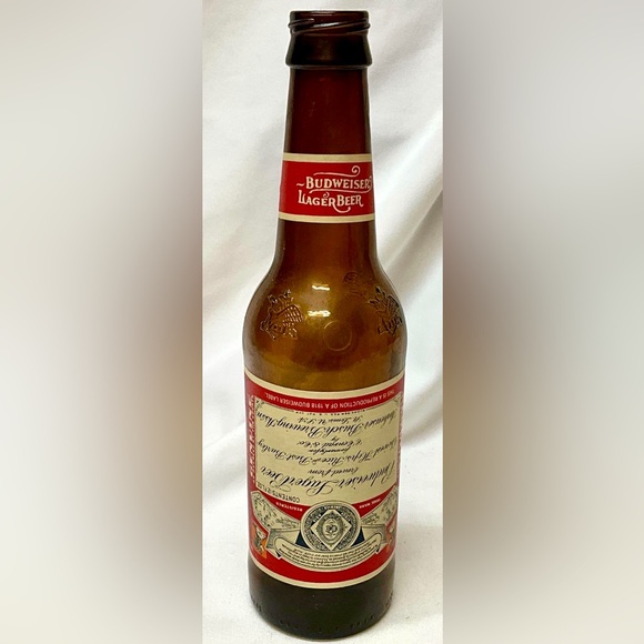 Budweiser collector Upside Down Label Long neck Bottle - Picture 4 of 15